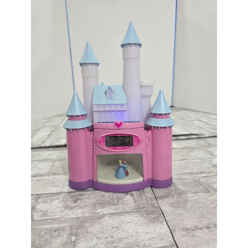 Disney Princess Cinderella Magical Storyteller Alarm Clock Night Sounds VIDEO